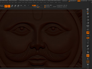 sun bas-relief 3d print model 3Dプリントモデル