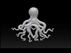 octopus pendant 3d print model 3D Print Model