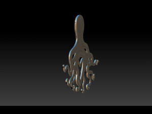 octopus pendant 3d print model 3D 프린트 모델