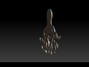 octopus pendant 3d print model 3D 프린트 모델