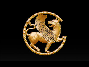 winged lion for cnc and 3d printer 3D Print Model