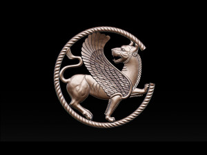 winged lion for cnc and 3d printer 3D Print Model