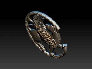 winged lion for cnc and 3d printer 3D Print Model