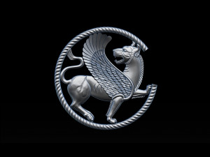 winged lion for cnc and 3d printer 3D Print Model