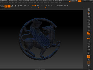 winged lion for cnc and 3d printer 3D Print Model