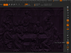 Cnc 3d relief model stl for router 3 axis - the last supper 3D Print Model
