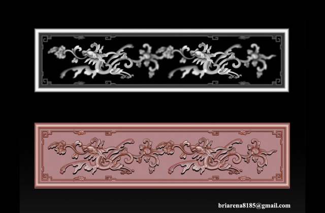 ornamental 3D Print Model .c4d .max .obj .3ds .fbx .stl .blend 