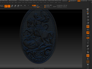 saint george killing dragon 3d stl model for cnc router engraver relief 3D Print Model