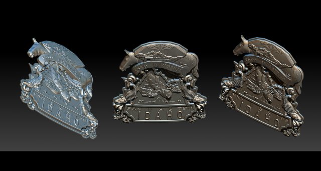 uss idaho sssn 799 Model do druku 3D .c4d .max .obj .3ds .fbx .stl .blend 