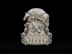 uss idaho sssn 799 Model do druku 3D