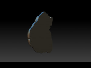 pendant little crocodile - gators 3d relief 3D Принт Модель