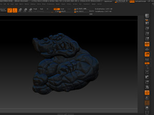 pendant little crocodile - gators 3d relief 3D Принт Модель