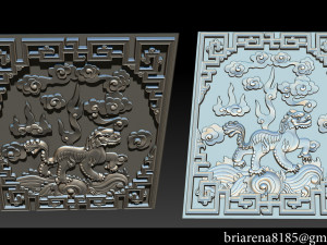 unicorn - cnc relief Model do druku 3D