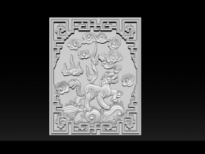 unicorn - cnc relief Model do druku 3D
