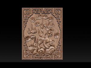 unicorn - cnc relief Model do druku 3D