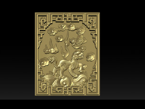 unicorn - cnc relief Model do druku 3D