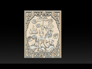 unicorn - cnc relief Model do druku 3D