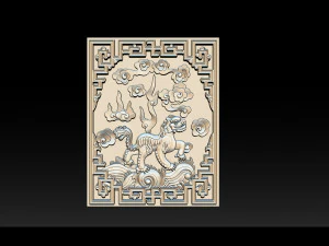 unicorn - cnc relief 3D Print Model