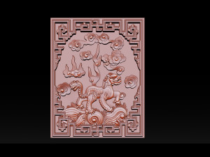 unicorn - cnc relief Model do druku 3D