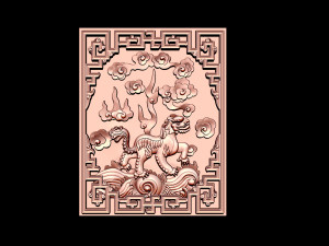 unicorn - cnc relief Model do druku 3D