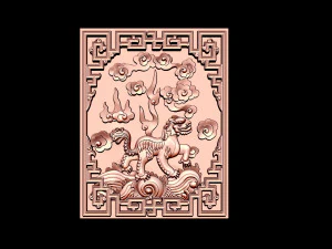 unicorn - cnc relief 3D Print Model