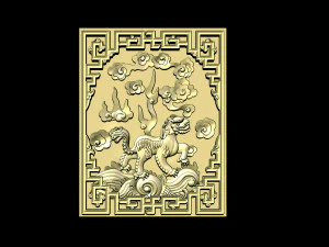 unicorn - cnc relief 3D Print Model