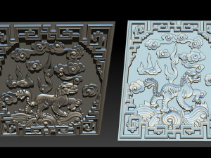 unicorn - cnc relief Model do druku 3D