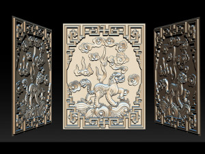 unicorn - cnc relief Model do druku 3D