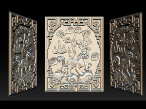 unicorn - cnc relief 3D Print Model