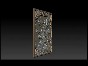 asian dragon - cnc relief 3D Print Model