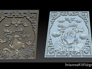 magic turtle - cnc relief Modelo de impresión 3D