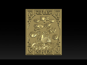 magic turtle - cnc relief Modelo de impresión 3D