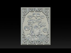 magic turtle - cnc relief Modelo de impresión 3D