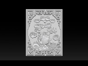 magic turtle - cnc relief Modelo de impresión 3D