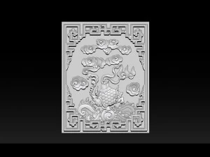 magic turtle - cnc relief 3D Print Model