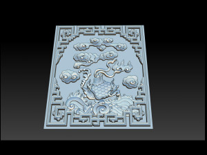 magic turtle - cnc relief Modelo de impresión 3D