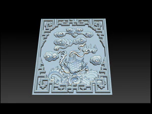 magic turtle - cnc relief 3D Print Model