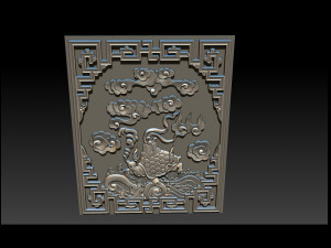 magic turtle - cnc relief Modelo de impresión 3D