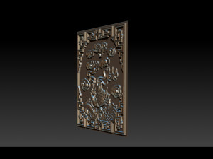 magic turtle - cnc relief Modelo de impresión 3D