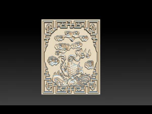 magic turtle - cnc relief 3D Print Model