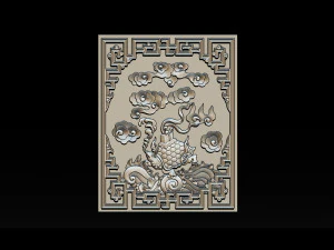 magic turtle - cnc relief 3D Print Model