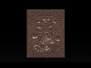 magic turtle - cnc relief 3D Print Model