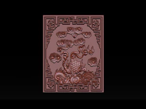 magic turtle - cnc relief 3D Print Model