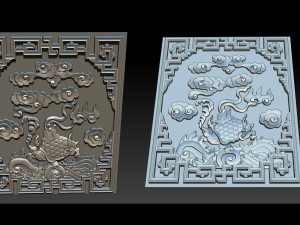 magic turtle - cnc relief Modelo de impresión 3D
