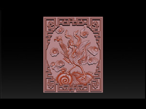 phoenix - cnc relief 3D Print Model