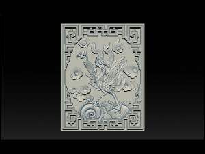 phoenix - cnc relief 3D-printmodel