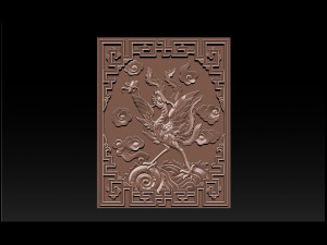 phoenix - cnc relief 3D-printmodel