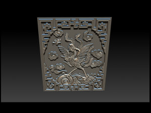 phoenix - cnc relief 3D-printmodel