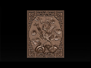 phoenix - cnc relief 3D-printmodel