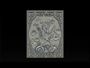 phoenix - cnc relief 3D-printmodel